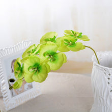 Artificial Silk White Orchid Flowers High Quality Butterfly Moth Fake Flower for Wedding Party Home Festival Decoration