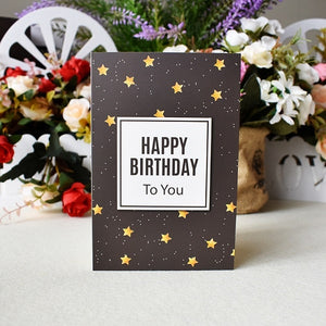 3D Pop-Up Cards Birthday Card for Girl Kids Wife Husband Birthday Cake Greeting Card Postcards Gifts Card with Envelope Stickers