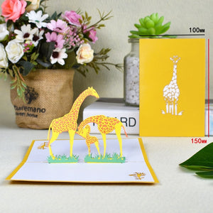 3D Pop-Up Cards Birthday Card for Girl Kids Wife Husband Birthday Cake Greeting Card Postcards Gifts Card with Envelope Stickers