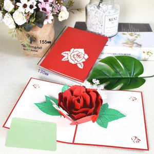 3D Pop-Up Cards Birthday Card for Girl Kids Wife Husband Birthday Cake Greeting Card Postcards Gifts Card with Envelope Stickers