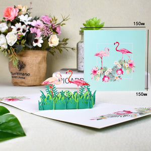 Love 3D Pop-Up Cards Valentines Day Gift Postcard with Envelope Stickers Wedding Invitation Greeting Cards Anniversary for Her