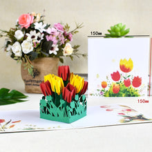 3D Pop-Up Flower Card Mothers Day Sympathy Thanksgiving Day Gifts Card Wedding Anniversary Birthday Greeting Cards Wife Her Girl